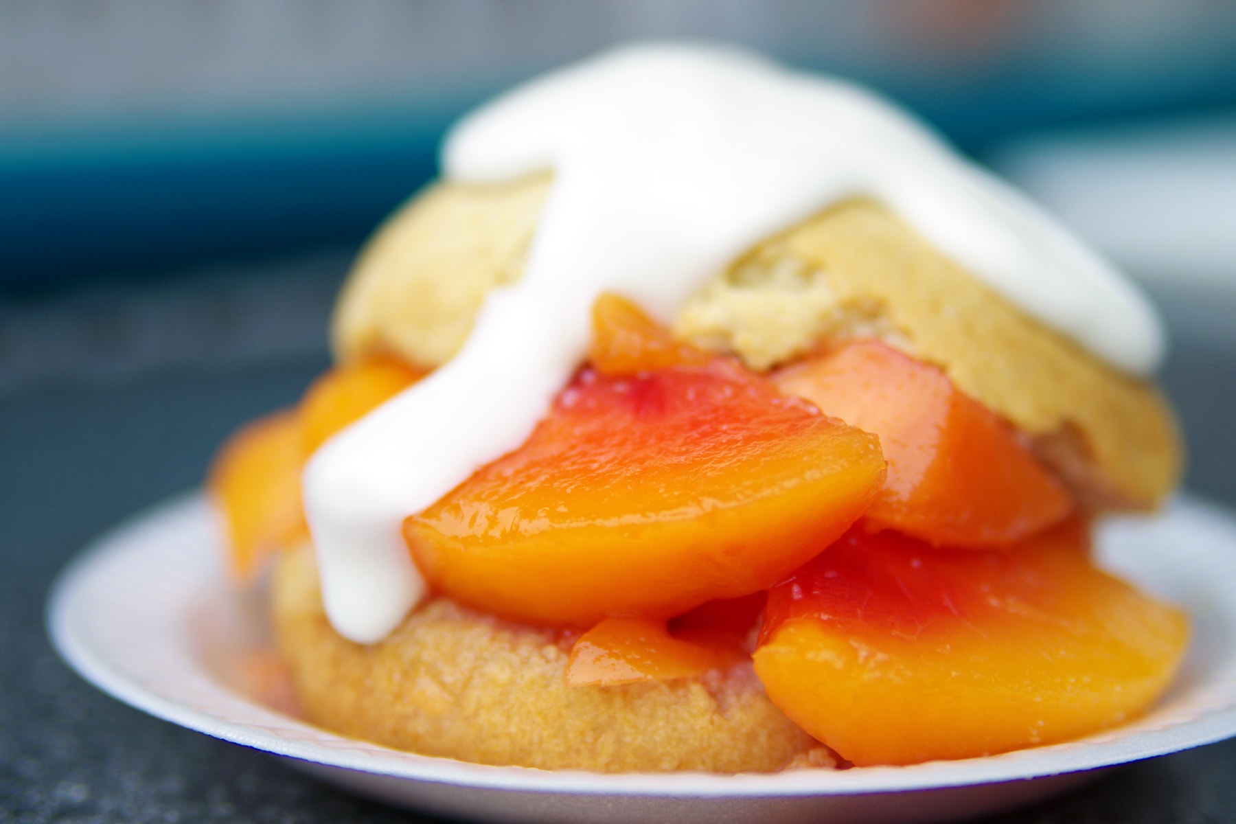 Famous Fresh Peach Filled Scone